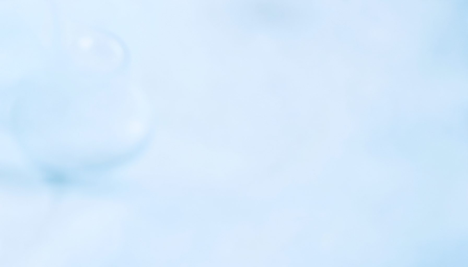 A clean pharmaceutical backdrop in soft blue and white tones, with a calm and clinical mood suggesting trust and accessibility.